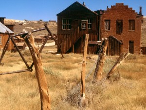 Postal: El pueblo fantasma de Bodie, California