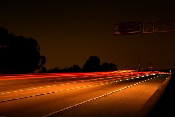 Noche en la carretera