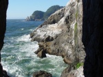 Faro visto desde las rocas