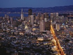 Luces en la ciudad de San Francisco