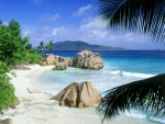Playa en la isla La Digue, Seychelles