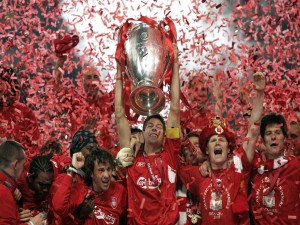 Liverpool F.C. campeones de la UEFA 2005 en Estambul
