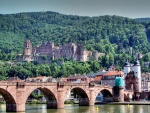 Vista del Castillo de Heidelberg en Heidelberg, Alemania