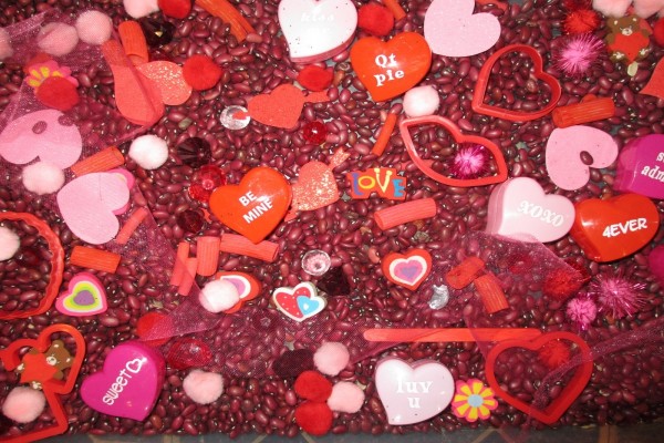 Corazones con mensajes para San Valentín