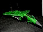 Avión verde