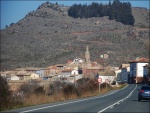 Carretera hacia Mués (Navarra, España)