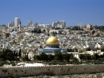 Vista de la Cúpula de la Roca en Jerusalén
