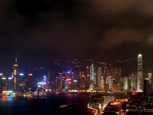 Postal: Luces de Hong Kong