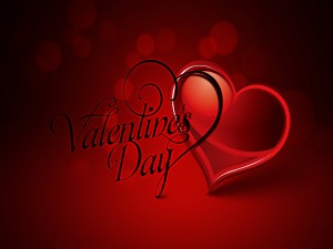 Día de San Valentín con un corazón