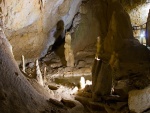 En el interior de la cueva