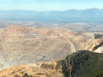 Vista aérea de la mina