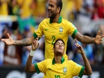 Neymar y Dani Alves (Selección de Brasil)