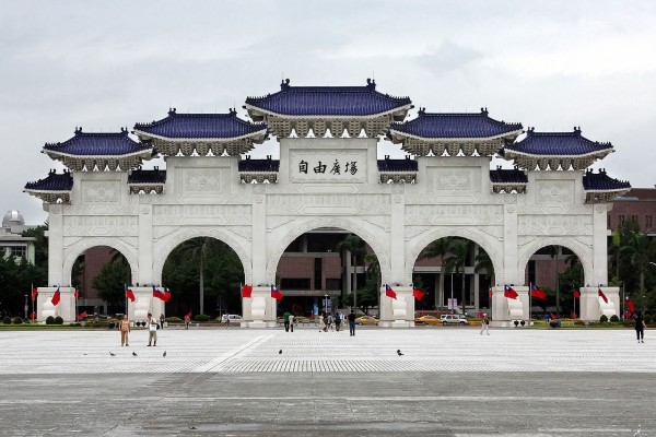 La puerta a Chiang Kai-shek, Taipei,Taiwan
