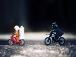 Darth Vader en moto
