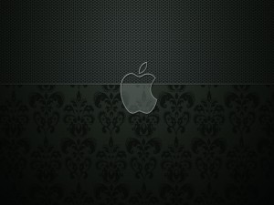 Postal: Apple en dos texturas