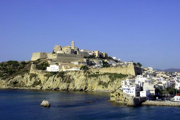 Dalt Vila, zona antigua de la ciudad de Ibiza