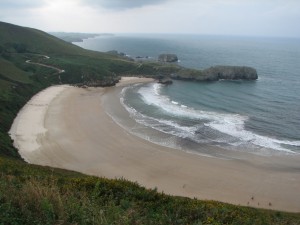 Playa de Torimbia en Niembro (Asturias)