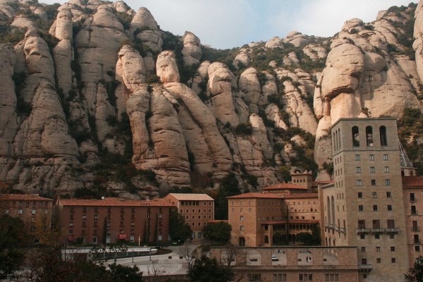 Monasterio de Montserrat en Cataluña, España