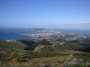 Vista de Ceuta, España
