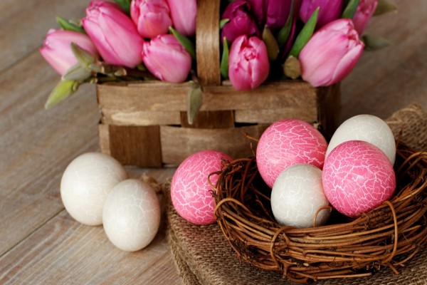 Huevos para festejar el día de Pascua