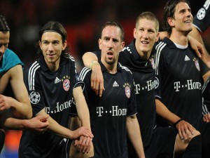 Postal: Jugadores del Bayern de Múnich