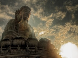 Postal: Un gran Buda