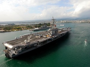 Postal: El portaaviones: USS Ronald Reagan (CVN-76)