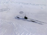 Un submarino en el Ártico