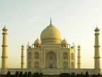 El Taj Mahal al atardecer