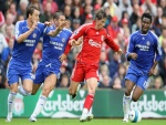 Fernando Torres y tres jugadores del Chelsea