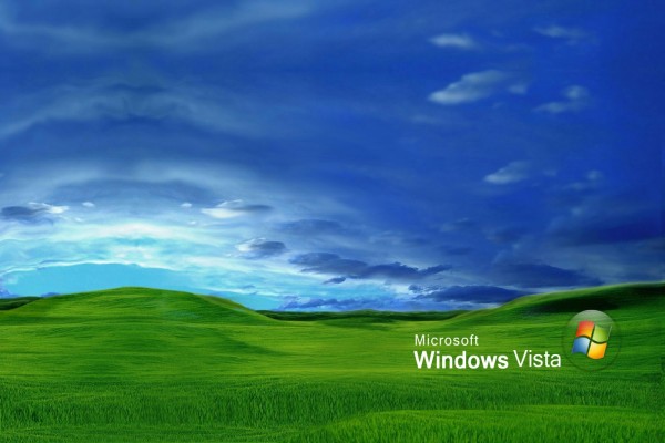 Microsoft Windows Vista sobre la hierba