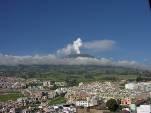 Postal: Volcán Galeras (Colombia)