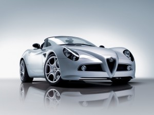 Postal: Alfa Romeo descapotable