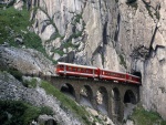 El tren de las montañas suizas