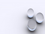 Tres esferas agrupadas