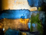 Apple en la pared