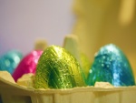 Huevos de chocolate para Pascua