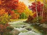 El río en otoño