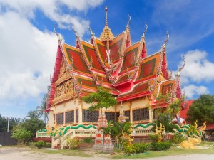 Templo en Koh Samui, Tailandia