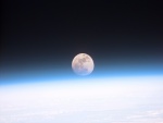 La luna, vista desde el espacio