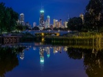 La ciudad vista desde, Lincoln Park (Chicago)