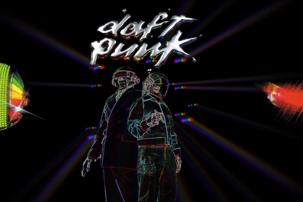 Daft Punk y luces de colores