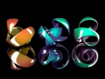 Piezas en 3D de distintos colores