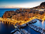 La noche en el Principado de Mónaco