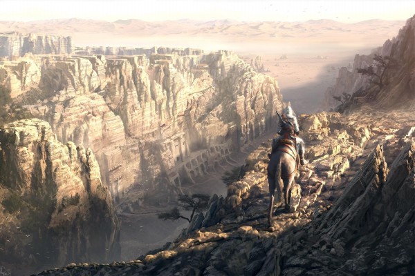 A caballo en las montañas, Assassin's Creed
