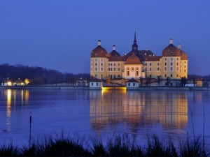 Postal: Castillo en Sajonia (Alemania)