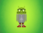 Robot Android con gafas
