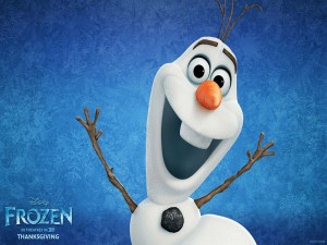 Olaf, muñeco de nieve en Frozen: Una Aventura Congelada