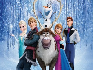Personajes principales de "Frozen: Una Aventura Congelada"