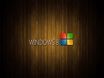 Windows 8 con fondo de madera